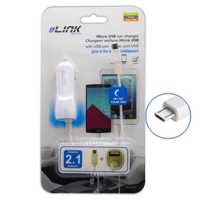 Chargeur avec prise USB et câble micro USB pour...