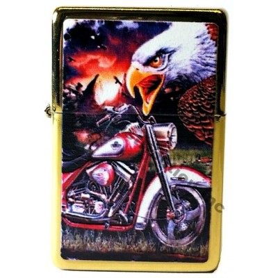 Briquet Moto Rouge