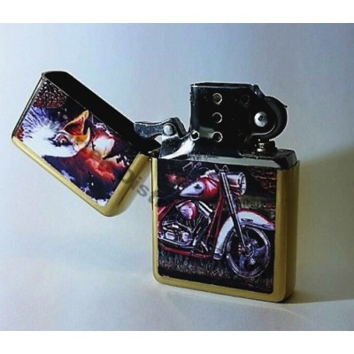 Briquet Moto Rouge