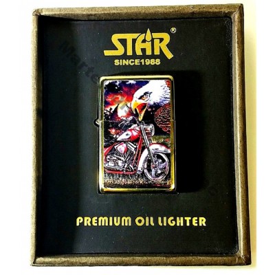Briquet Moto Rouge