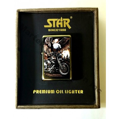 Briquet Moto Noire