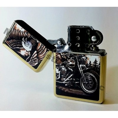 Briquet Moto Noire