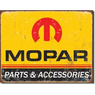 Enseigne Mopar en métal / Logo 1964-1971