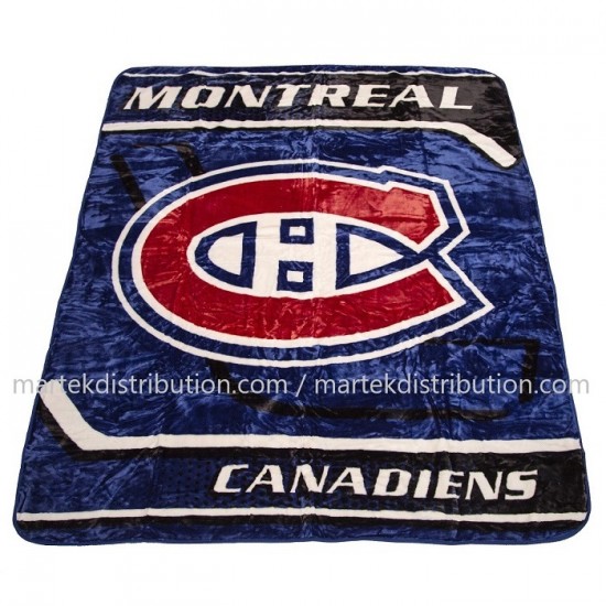 Couverture Canadiens de Montréal en peluche