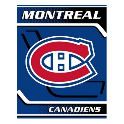 Couverture Canadiens de Montréal en peluche