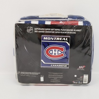 Couverture Canadiens de Montréal en peluche