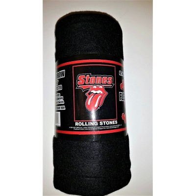 Jeté Rolling Stones en polar de 50'' X 60''