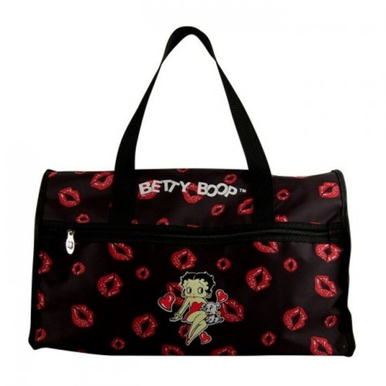 Betty Boop Sac à poignée et bandoulière Très grand / Coeur et chien