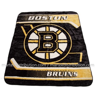 Couverture Bruins de Boston en peluche