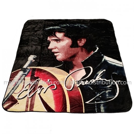 Couverture Elvis Presley en peluche