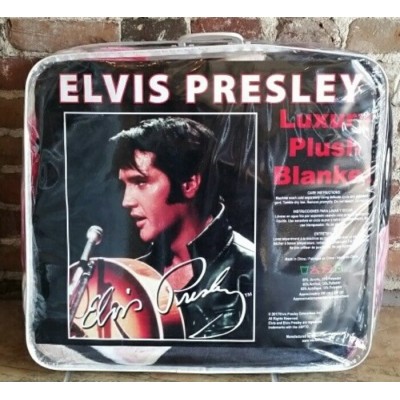 Couverture Elvis Presley en peluche