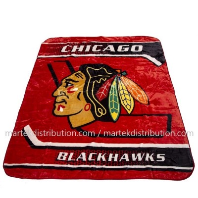 Couverture Blackhawks de Chicago en peluche