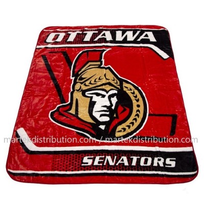 Couverture Sénateurs d'Ottawa en peluche