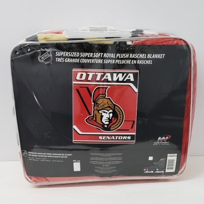 Couverture Sénateurs d'Ottawa en peluche