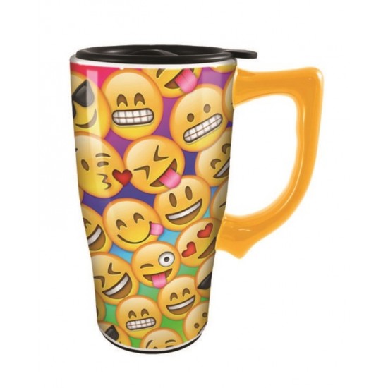 Tasse de Voyage Emojis en céramique 18oz