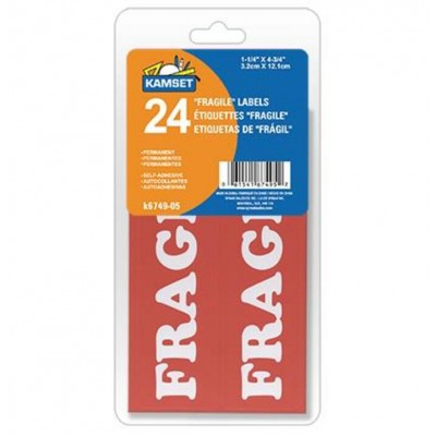 Étiquettes FRAGILE Paquet de 24