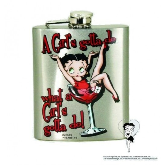 Flacon d'alcool Betty Boop / Une fille doit...