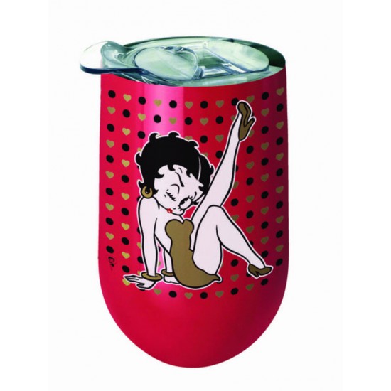 Verre à vin en Inox Betty Boop