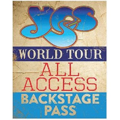 Enseigne YES en métal – World Tour