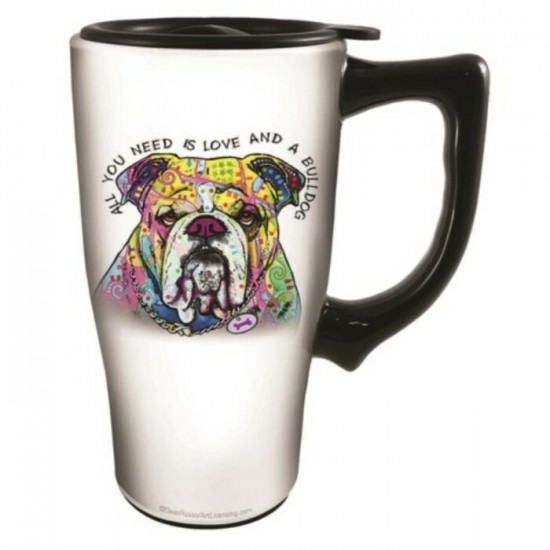 Tasse de Voyage en céramique 18oz Bulldog par...