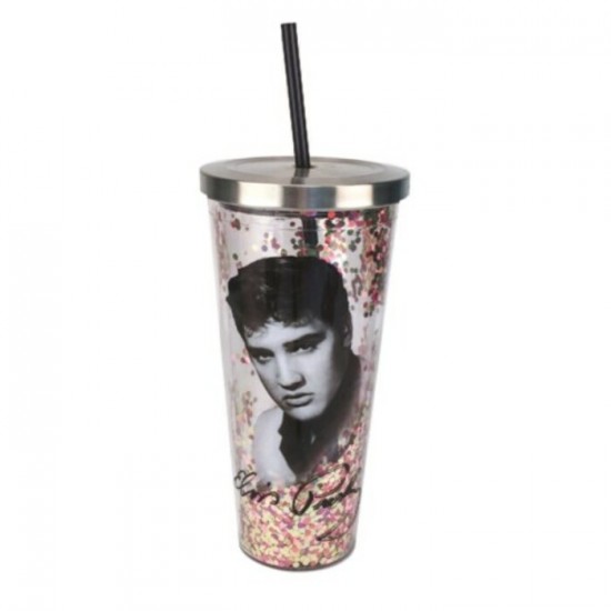 Verre à paillettes Elvis Presley de 20oz