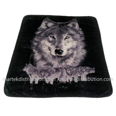 Couverture Meute de Loup en peluche