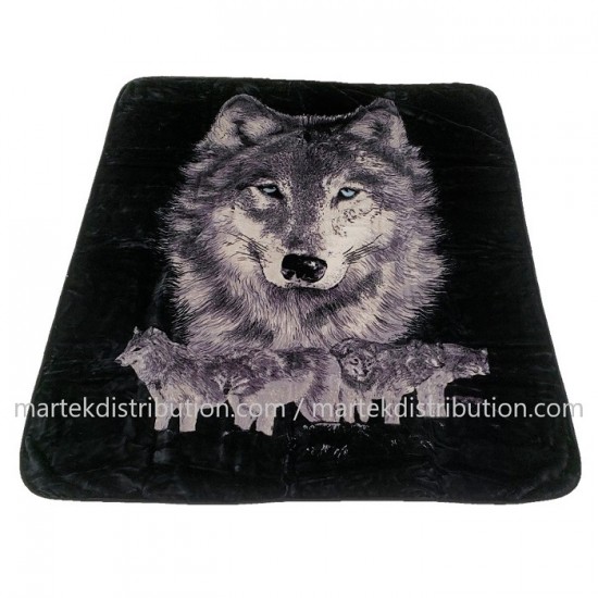 Couverture Meute de Loup en peluche