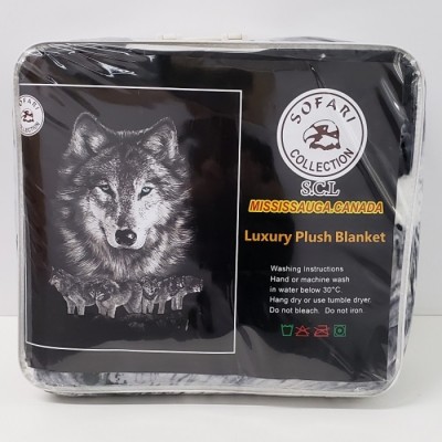 Couverture Meute de Loup en peluche