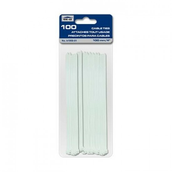 Attaches tout usage 4" (100mm), paqet de 100