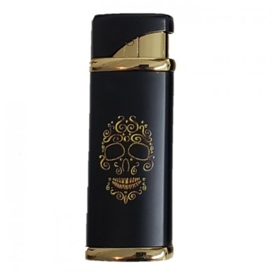 Briquet Calaveras Deluxe / Têtes de mort jaune