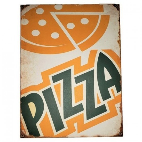 Enseigne en bois PIZZA