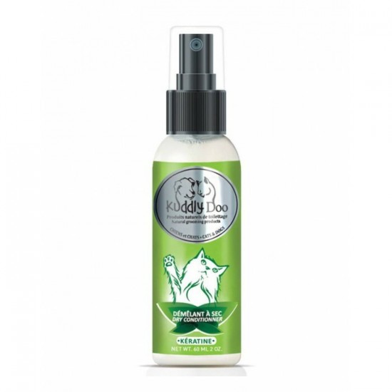 Démêlant à sec pour chat sans fragrance 60ml de Kuddly Doo