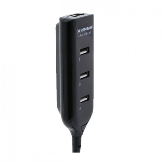 Concentrateur USB 2.0 haute vitesse 4 ports