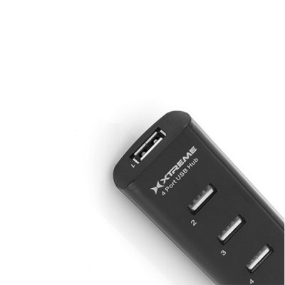 Concentrateur USB 2.0 haute vitesse 4 ports
