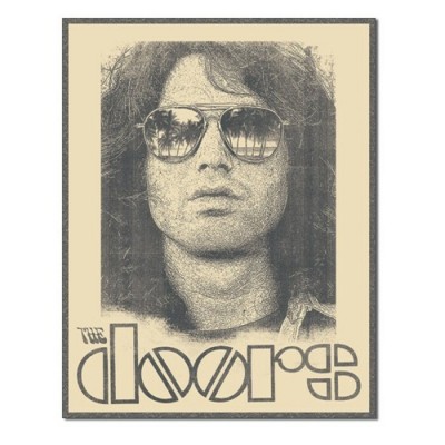 Enseigne The Doors en métal – Jim Morrison