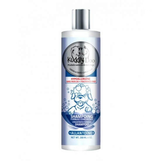 Shampoing hypoallergène sans fragrance 200ml Kuddly Doo