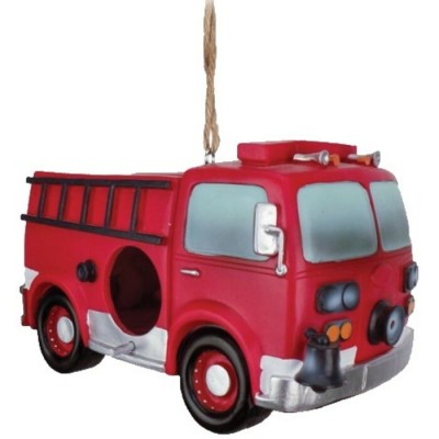 Nichoir Camion de pompier pour oiseaux