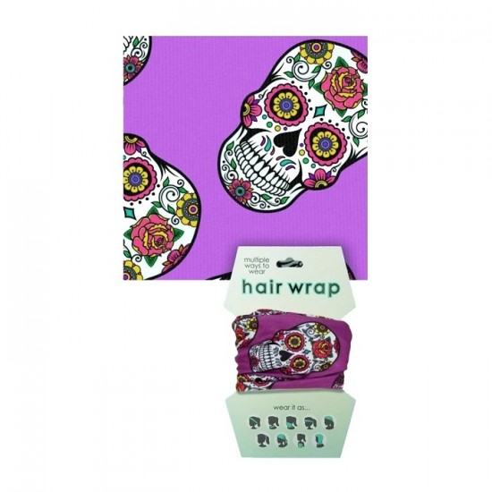 Bandeau multifonctionnel Crâne de sucre / sugar skull