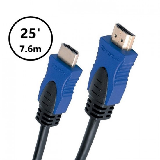 Câble HDMI 25 pieds 4K CJ Tech