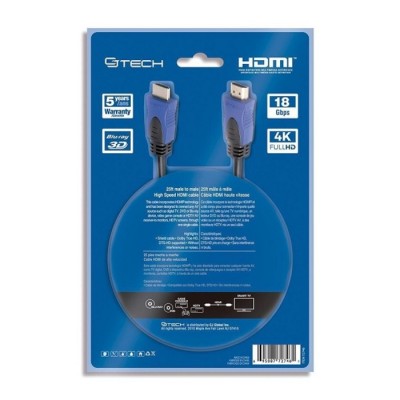Câble HDMI 25 pieds 4K CJ Tech