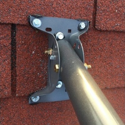 Support d'antenne universel en forme de J de 39" par FOCUS