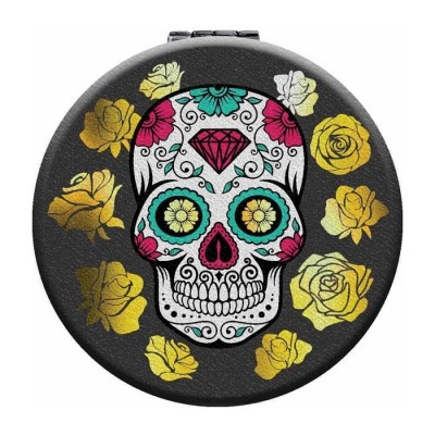 Miroir compact Crâne de sucre / sugar skull