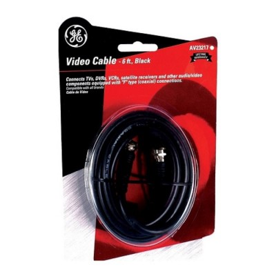 Câble coaxial RG59 6 pieds de GE