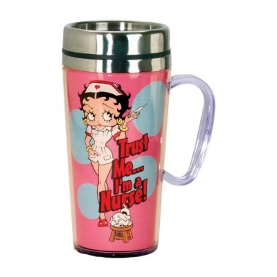 Tasse de Voyage Betty Boop en Acrylique et Inox /...
