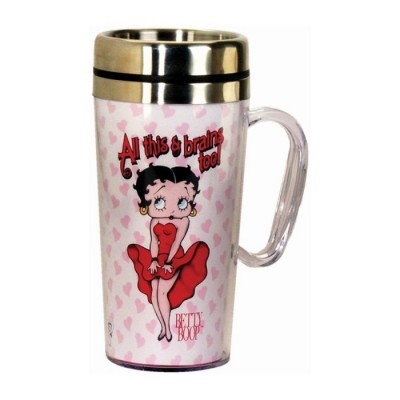 Tasse de Voyage Betty Boop en Acrylique et Inox /...