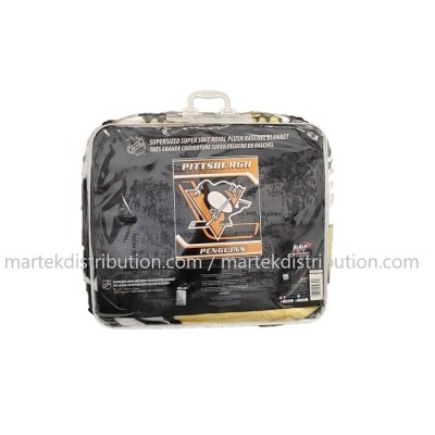 Couverture Penguins de Pittsburgh en peluche