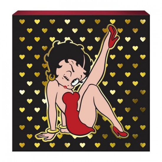 Cadre Betty Boop en bois 6"X6"