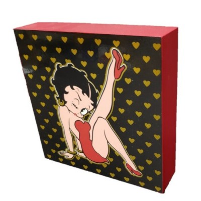 Cadre Betty Boop en bois 6"X6"