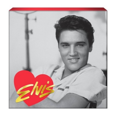 Cadre Elvis Presley en bois 6