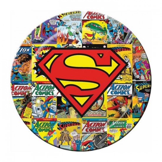 Superman Assiettes en mélamine (ensemble de 4)